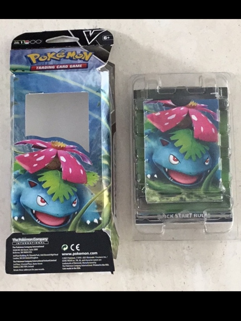 Pokemon Venusaur 2018 V Battle Theme Deck Box Pokemon Cards Authentic TCG - Picture 14 of 14